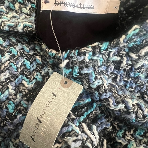 Anthropologie brave + true tweed mini dress Small petite NWT JB - Picture 5 of 8